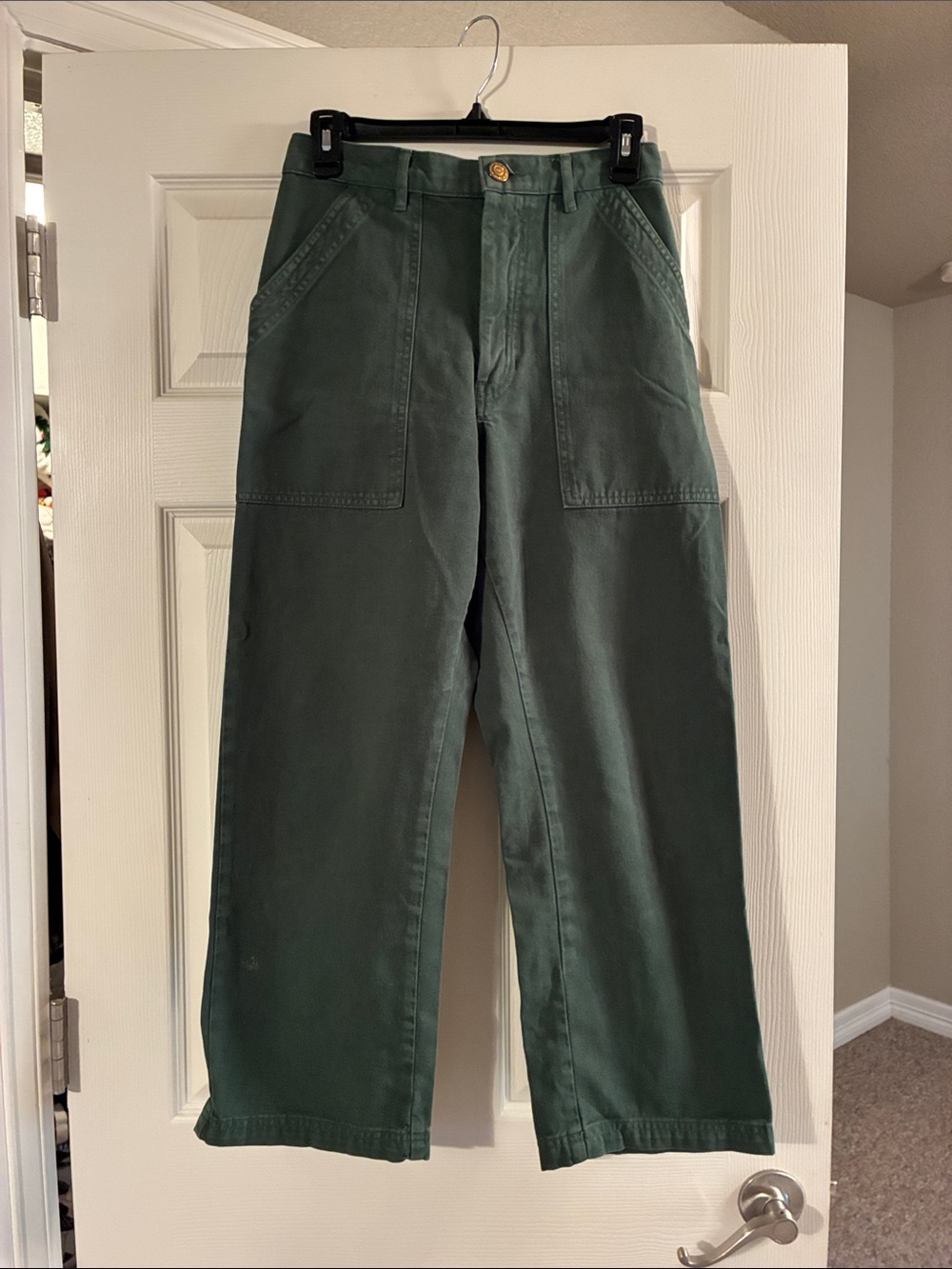 Big Bud Press Work Pants in Emerald - Size SP